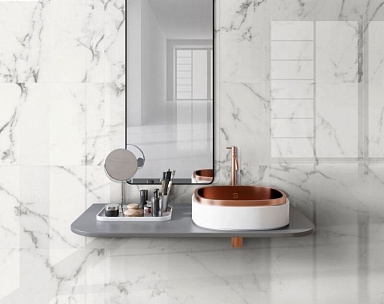 Керамогранит ITT Ceramic Aral White Polished Rect 60x120