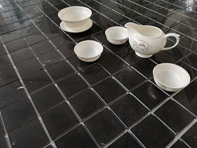 Мозаика Caramelle Mosaic Nuvola rosato Pol 23x73x7 29.8x29.8