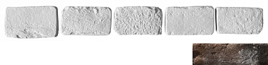 Leonardo Stone Декоративный кирпич Тычок Мадрид 465 12.5x7-8x1,7