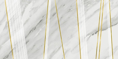 Декор Gardenia Orchidea 57821 Statuario Decoro Linee 40x80