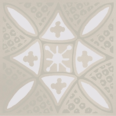 Kerama Marazzi KMD3STA018GN Декор Бахия 2 серый светлый глянцевый 9,8x9,8x0,7