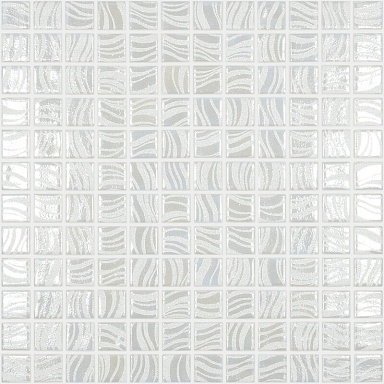 Мозаика Vidrepur Glitter White 7802 (на сетке) 25x25 31,7x31,7
