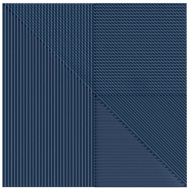 Плитка Harmony 31686 Lins Navy 20x20