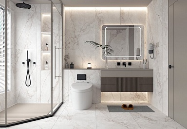 Керамогранит Global Tile GT606016706MDR Canberra светло-серый 60x60