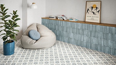 Керамогранит Harmony 37787 Provenza Blue Flower/22,3 22,3x22,3