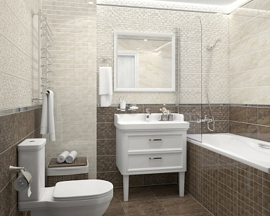 Laparet MM60077 Royal Декор мозаичный белый 20х60