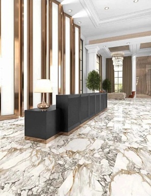 Керамогранит Rak Ceramics Rain Marble White Polished Full Lappato 60x120
