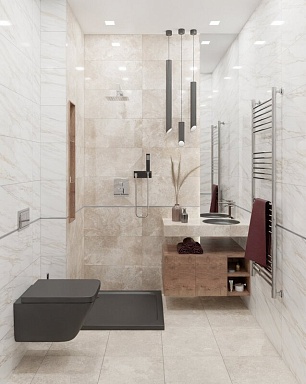 Керамогранит Global Tile GT193VG Surprise Белый 30x60