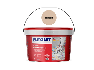 Смеси и затирки Plitonit Colorit Premium Биоцидная (0.5-13 мм) Бежевая 2 кг