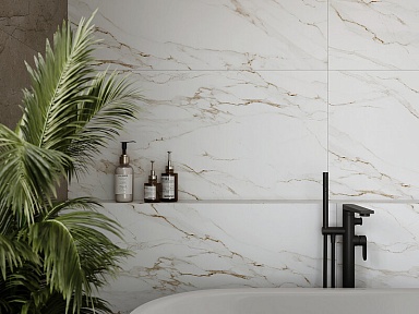Керамогранит Gracia Ceramica 010400001218 Golden white белый PG 01 60х120