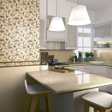 Декоративная вставка Kerama Marazzi AD/A120/SG9501 Кассия 10*10