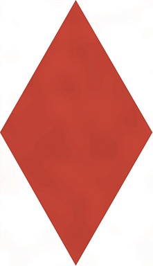 Kerama Marazzi KMD2SRB007BN Декор Риад красный глянцевый 13,5x7,8x0,9