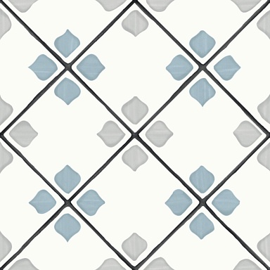 Керамогранит Harmony 31083 Tanger Silver Rhomb 12.3x12.3