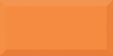 Плитка Absolut Keramika Monocolor Naranja Biselado Brillo 10х20