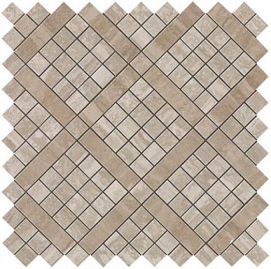 Декор Atlas Concorde Italy 9MVB Marvel Travertino Silver Diagonal Mosaic 30.5x30.5