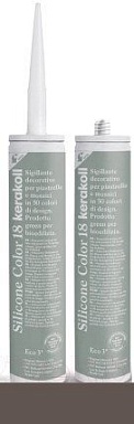 Смеси и затирки Kerakoll Silicone Color Fugabella Color герметик 46 310мл