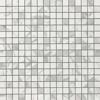 Декор Atlas Concorde Italy 9MVS Marvel Statuario Select Mosaic 30.5x30.5