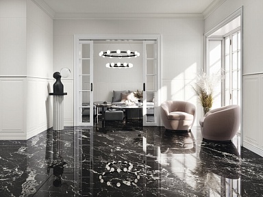 Керамогранит Ape A041062 Black Hispania Natural Rect 120x278