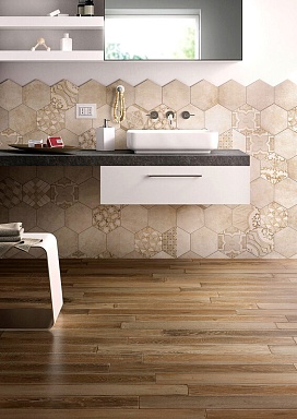 Керамогранит Marazzi Italy Treverkage White MM8W 10*70
