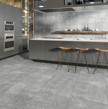 Ступень Idalgo Granite Stone Cement Grey / Гранит Стоун Цемент Серый SR 120x30
