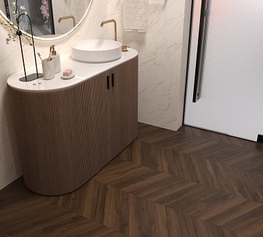 Керамогранит Creanza CH-RT08 Scarlet Wood Grey Matt Rustic 45x8