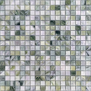 Мозаика Caramelle Mosaic Onice Verde oliva POL 15x15x7 305x305