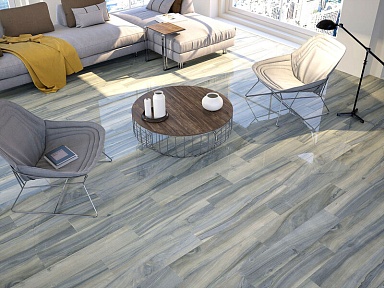 Керамогранит Ape A024800 TIME BLUE RECT 20X114