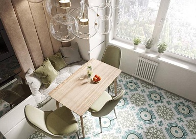 Керамогранит Kirovit 730487 K Santorini Белый 45x45