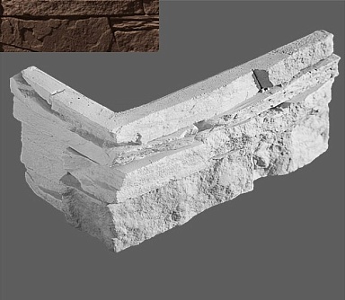 Искусственный камень Leonardo Stone Угловой элемент Луара 709/8,5x10x1,5