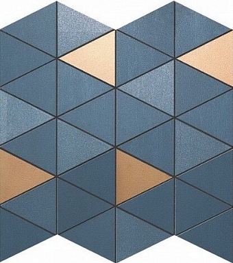 Мозаика Atlas Concorde Italy 9MDU MEK BLUE MOSAICO DIAMOND GOLD WALL 30,5x30,5