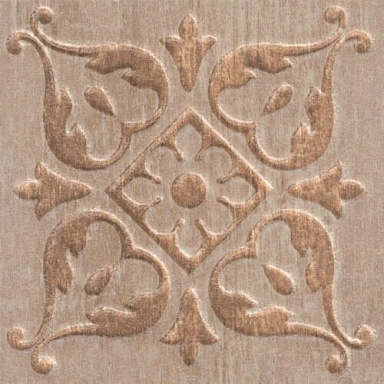 Декоративная вставка Kerama Marazzi STG/A482/SG1550 Браш Вуд бежевая 9.9х9.9