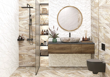 Плитка Delacora WT15CAC00R Canyon Carrara 246*740*10
