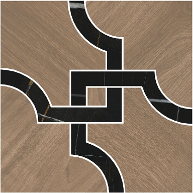 Декор Kerama Marazzi ID133 Монтиони наборный 1 матовый 30x30