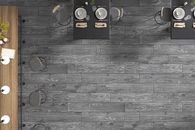 Керамогранит Avroria AW21-02 Caldera Black темно-серый 120х20