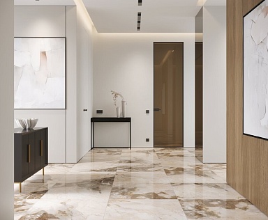 Керамогранит Laparet Exence Beige бежевый полированный 80х160