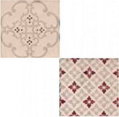 Marca Corona Декор 8325 Jolie Rose Gris Trama (комп/2шт) 10х10