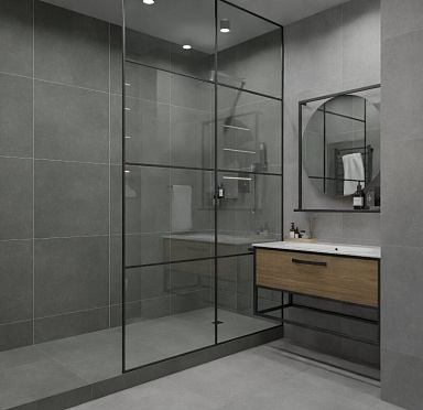 Керамогранит Global Tile GT60601709MR Boreal Темно-серый 60x60