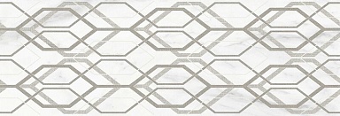 Декор Marazzi Italy M4PZ Marbleplay Decoro Net White 30x90