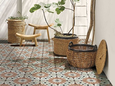 Керамогранит Nanda Tiles Loft Floor Ohio White Satin 20х20