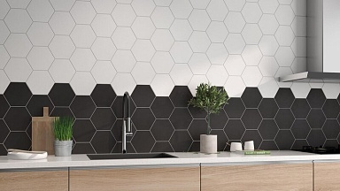 Керамогранит Pamesa Hex Mayfair Beige compacglass 19.8x22.8