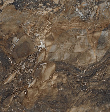 Керамогранит Estima BR04 Bernini Dark Brown Неполированный Рект. 80х80х10