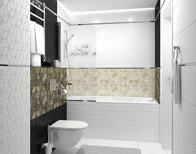 Плитка Laparet Tabu чёрный 30х60