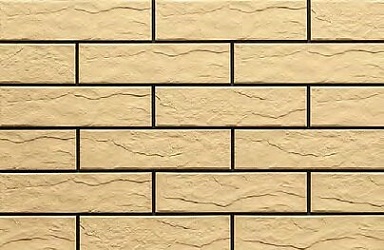 Клинкерная плитка CERRAD Elewacja Rustiko Piaskowa sandy спец. 24,5х6,5