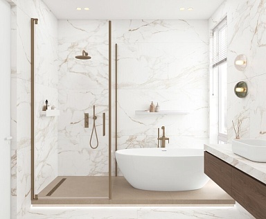 Керамогранит Laparet Zenith White белый сатинированный 80x160