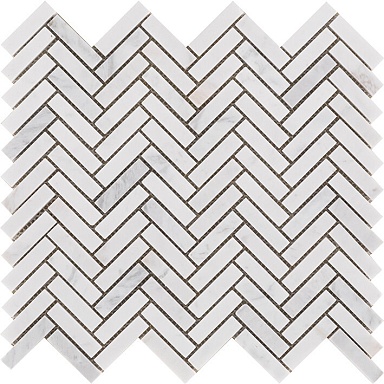 Мозаика L'Antic Colonial L241712831 Lines Minicambric Persian White Classico 25,5x28