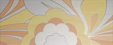 Декор Kerlife (Navarti) Dec. CLOE YELLOW 20x50 10108-01126