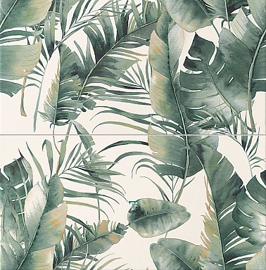 Панно Tubadzin D-2-elementowy Burano green 61.8x60.8