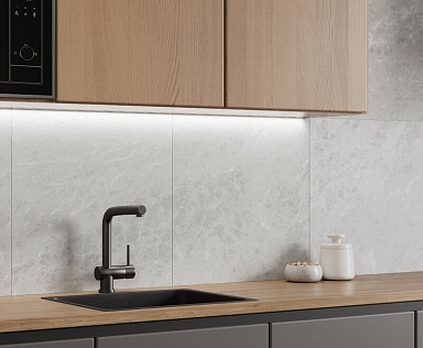 Керамогранит Laparet LP6060G0111R Bohemian Grigio серый матовый карвинг 59,5х59,5