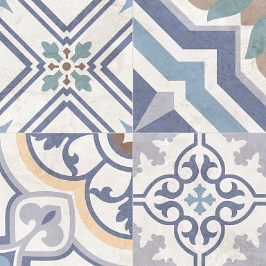 Керамогранит Global Tile GT235VG Topaz Синий матовый 41,2x41,2