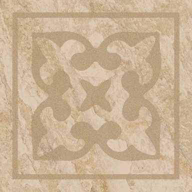 Декоративная вставка Coliseumgres 610090001122 Alpi Beige Tozzetto Celtico 10х10